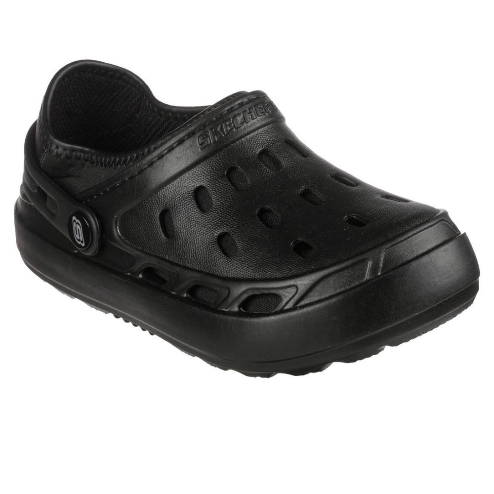 Skechers Kids Black Clogs